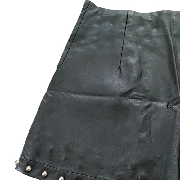 SA Sabrina Spellman Forever 21 Faux Leather Studded Skirt - Picture 15 of 16